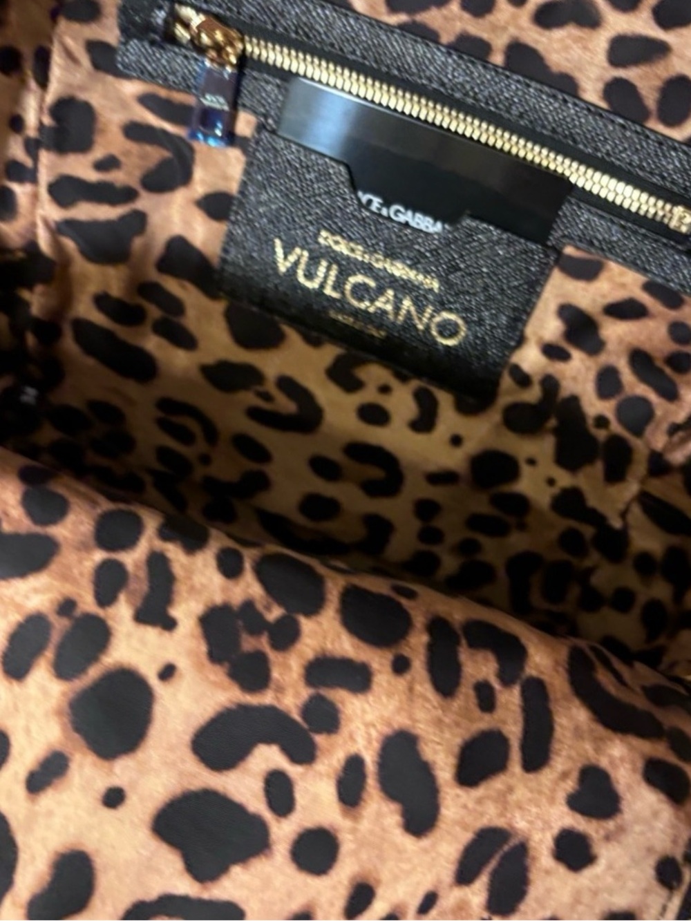 NWT $1673 Leather -Nylon Dolce & Gabbana Vulcano Women’s  Backpack - Picture 10 of 13